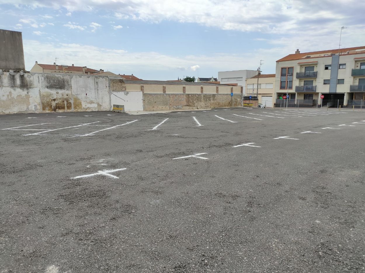 Nou aparcament públic gratuït amb 62 places a Cassà de la Selva