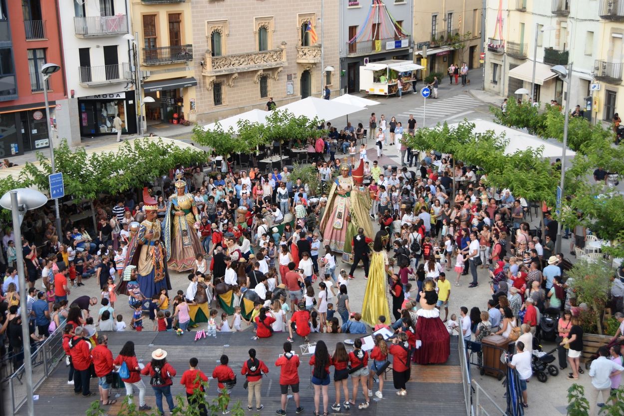 Els Gegants a la Festa Major de Cassà 2019 
