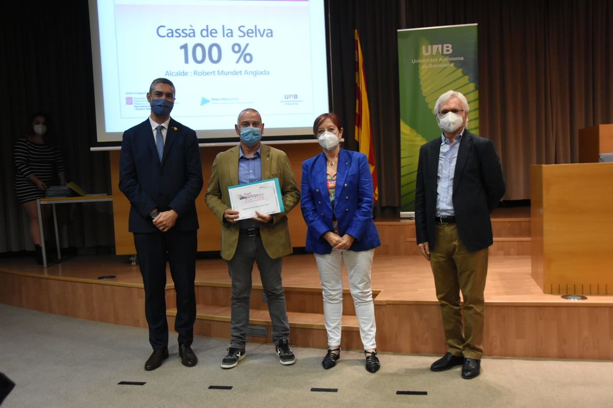 Cassà rep novament el Segell Infoparticipa amb el 100 dels indicadors