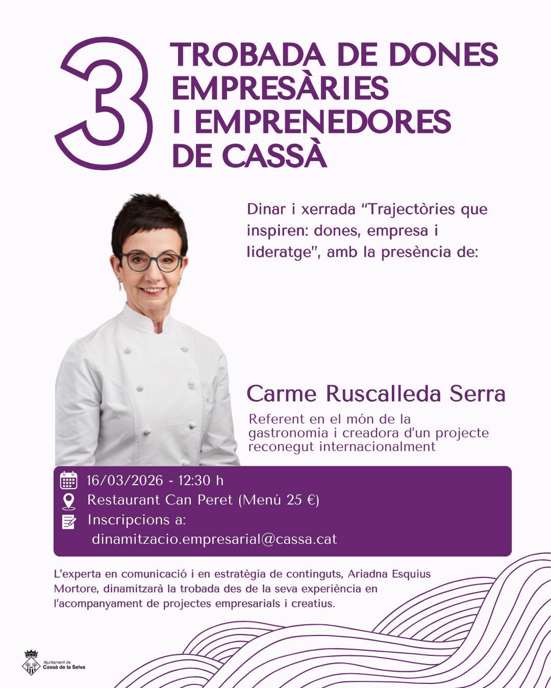 Ajuntament de Cassà 8M post 3a Trobada de dones