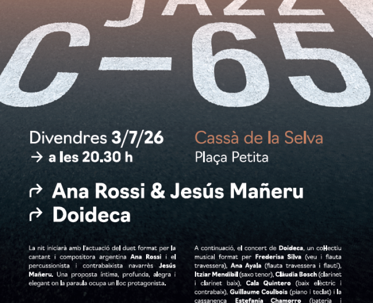 El Festival de Jazz C-65 celebra la seva 5a edició a Cassà