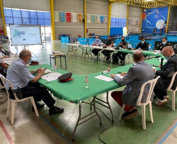 Junta de seguretat a Cassà de la Selva