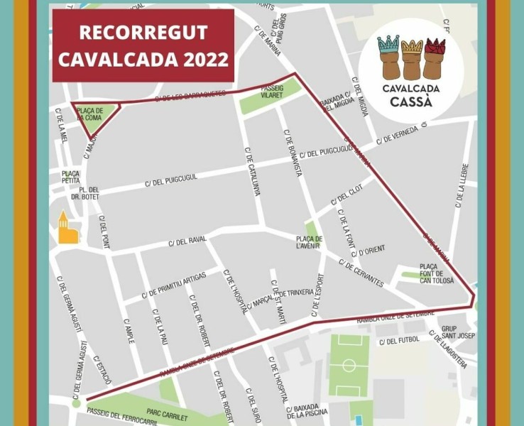 La cavalcada dels Reis Mags torna als carrers de Cassà