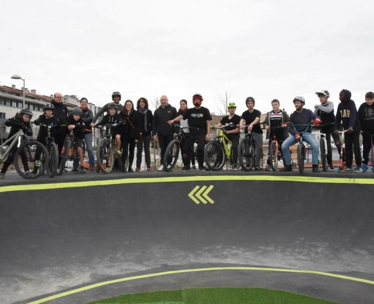 Inaugurada la pista de Pumptrack de Cassà de la Selva