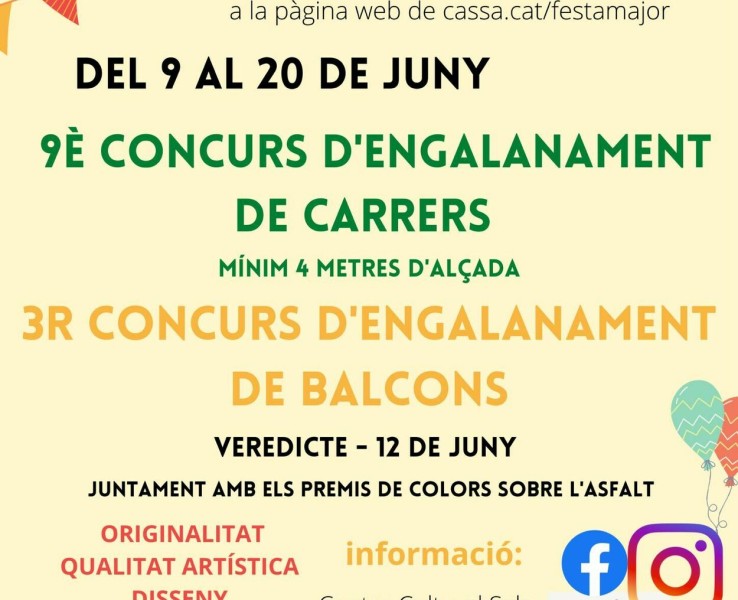 Concurs d'engalanament de carrers i de balcons