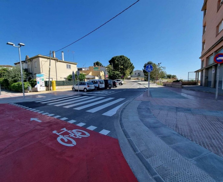 Correcció de la senyalització al carrer Llagostera