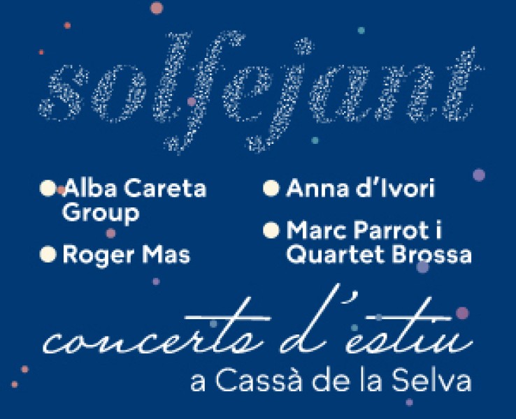Cassà presenta el Solfejant 2026, amb Alba Careta, Roger Mas, Anna d’Ivori i Marc Parrot amb Quartet Brossa