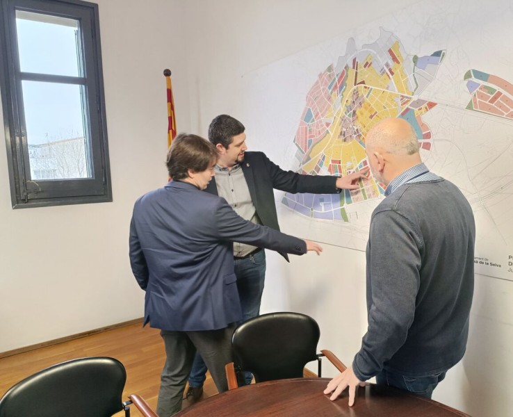 El delegat del Govern a Girona visita Cassà de la Selva