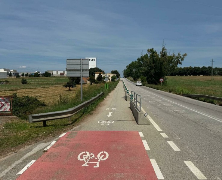 S’inicien les obres d’adequació de l’entrada de Cassà per l’antiga INECSA 