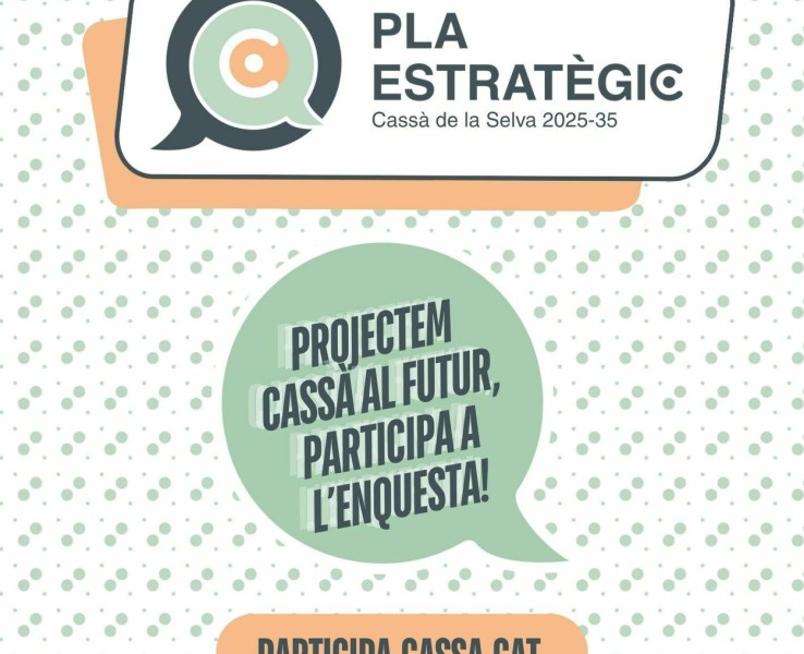 Projectem Cassà al futur amb el nou pla estratègic fins a 2035